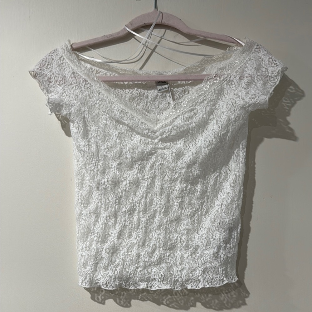 Nwt BDG White Lace Blouse
